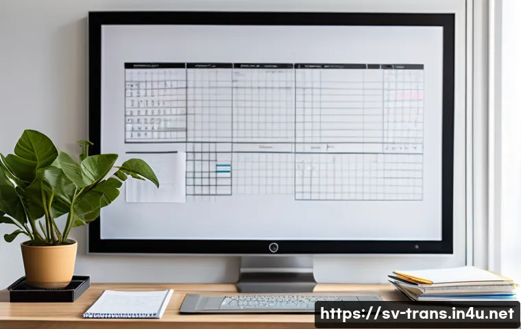 번역사 업무일지 작성의 중요성 - A modern home office scene focused on a professional Swedish translator working diligently on a lapt...